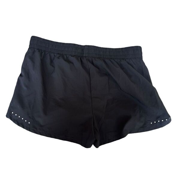 NWT ASICS WOMENS RUNNING SHORTS BLACK BUILT IN LINER WOMENS SIZE XL - Picture 9 of 10